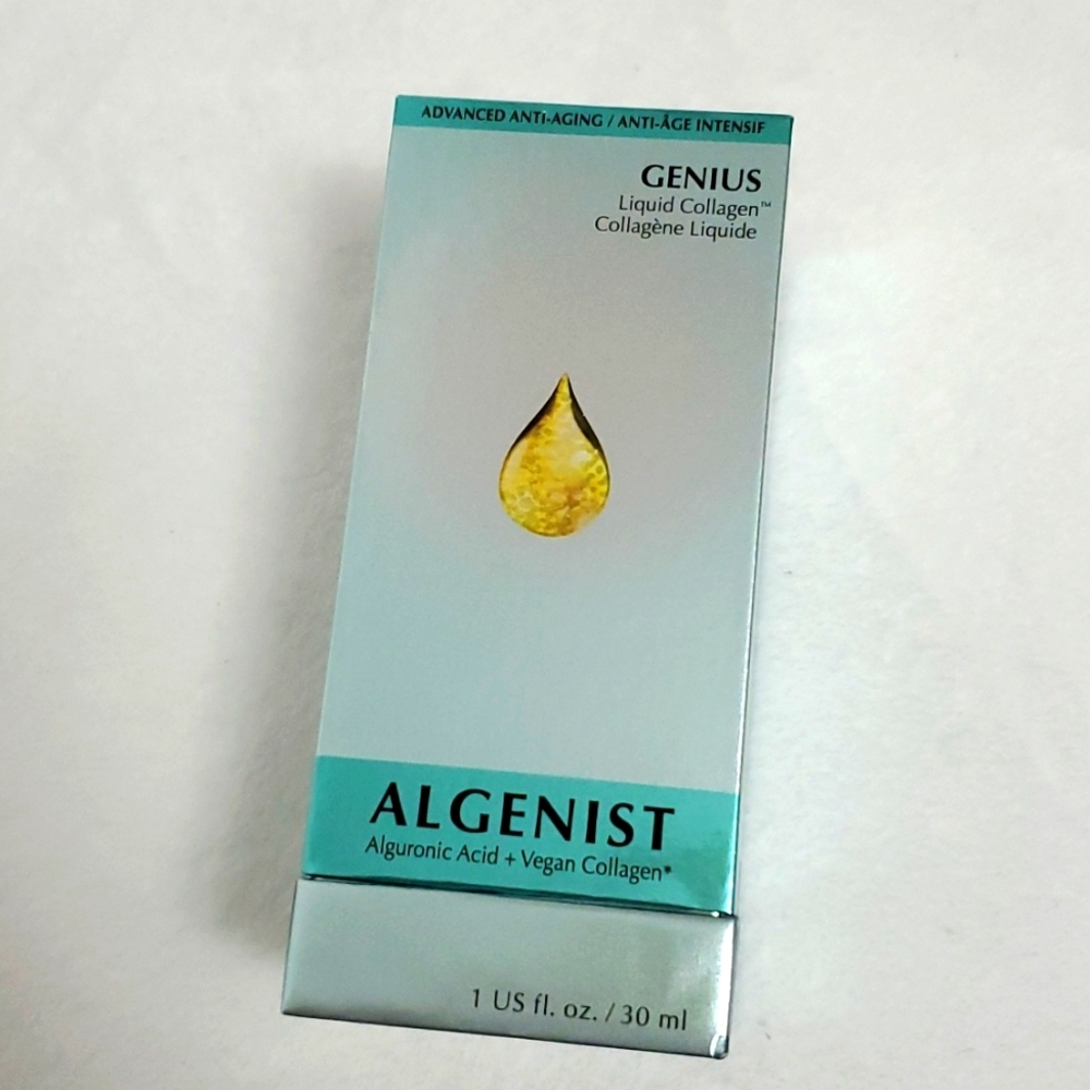 NIB ALGENIST GENIUS Liquid Collagen Advanced Anti-Aging Full Sz 1 oz SEALED